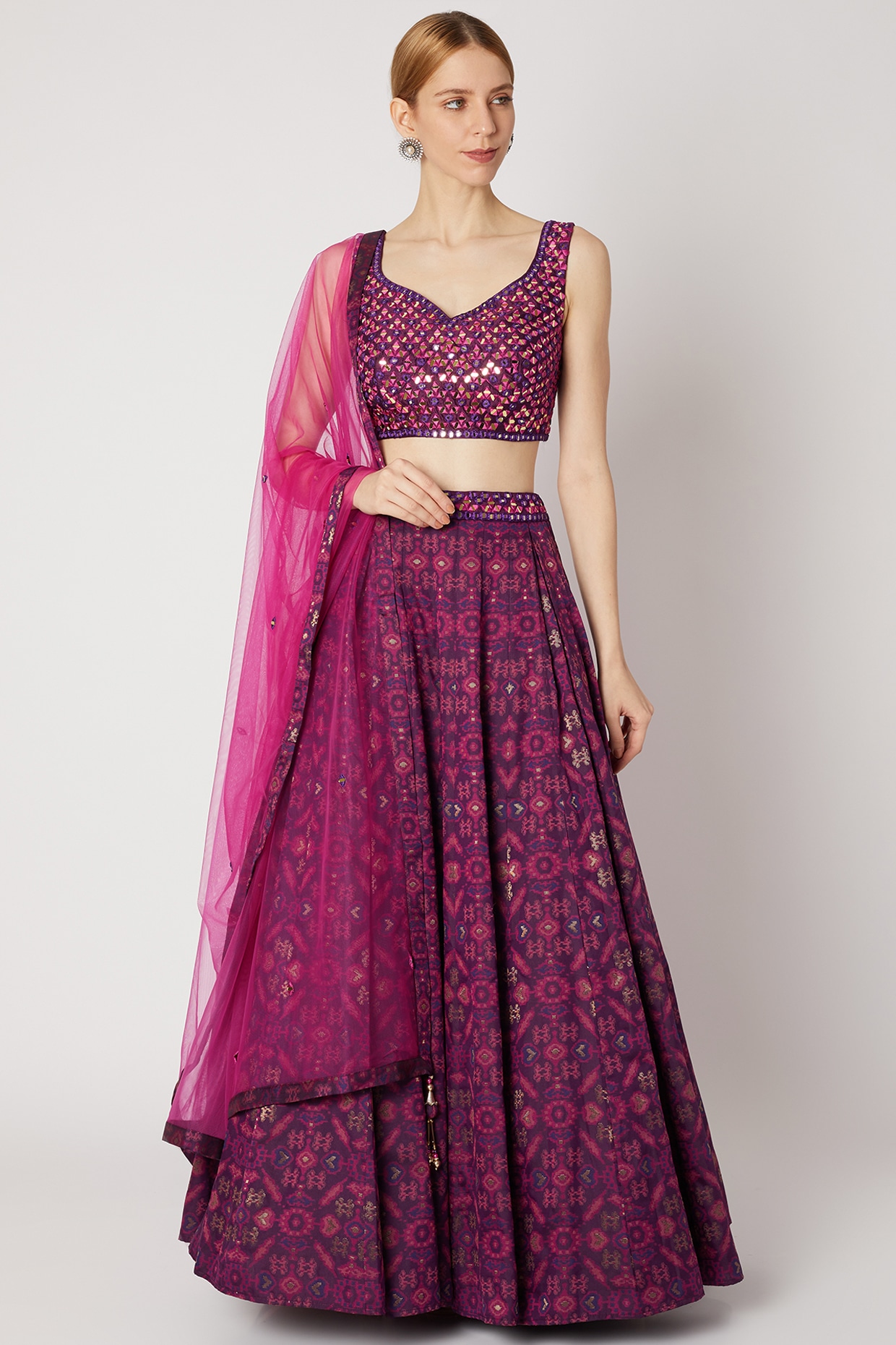 Jiya by Veer Design Studio Skirt Saree With Choli | Women, Sarees,  Pre-draped Sarees, Printed Sarees, Lehenga Sarees, Multi Co… | Aza fashion,  Saree, Printed skirts