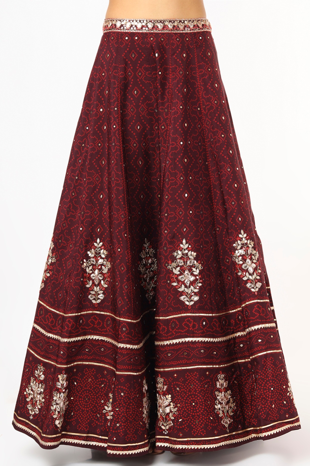 Engagement, Reception, Wedding Beige and Brown, Red and Maroon color  Banarasi Silk fabric Lehenga : 1895662