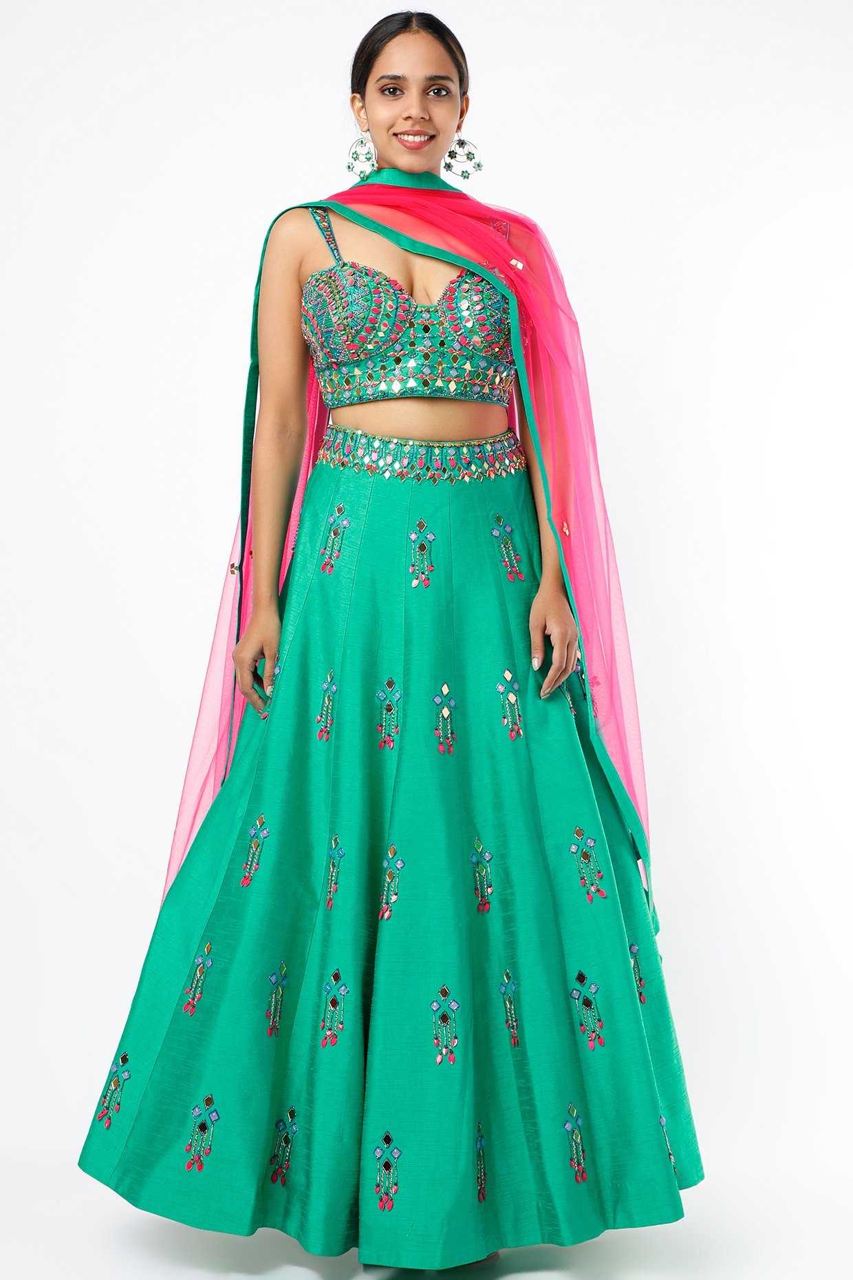 fusion lehengas