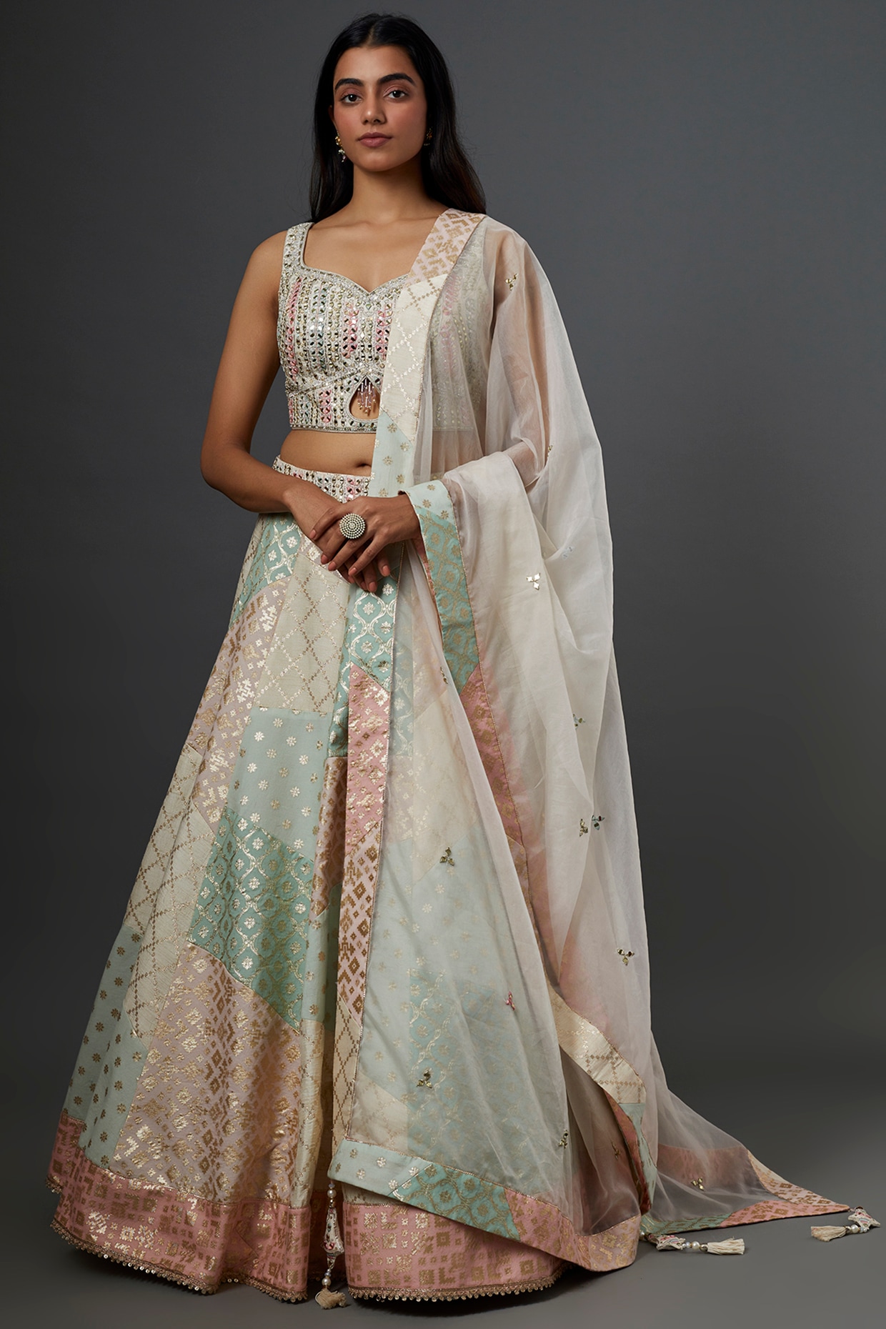 Buy Chanderi Silk Lehenga Set by Joy Mitra at Aza Fashions | Lehenga  designs, Lehenga blouse designs, Silk lehenga
