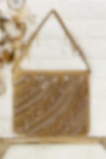 Gold Sequins Embellished Bag by Kainiche by Mehak