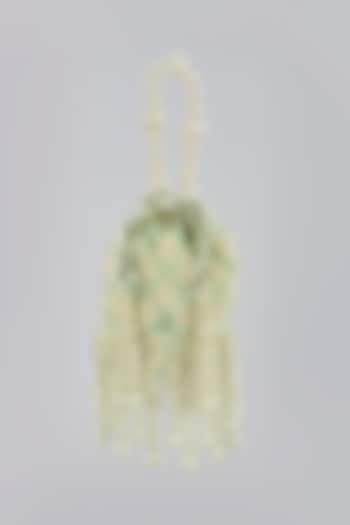 Light Green Embroidered Potli by Kainiche by Mehak at Pernia's Pop Up Shop