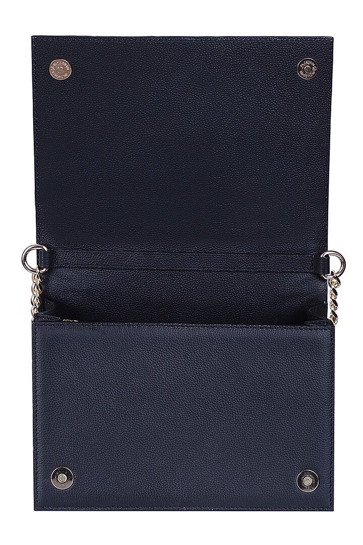 Black Leather Shoulder Bag by Kaeros at Pernia's Pop Up Shop