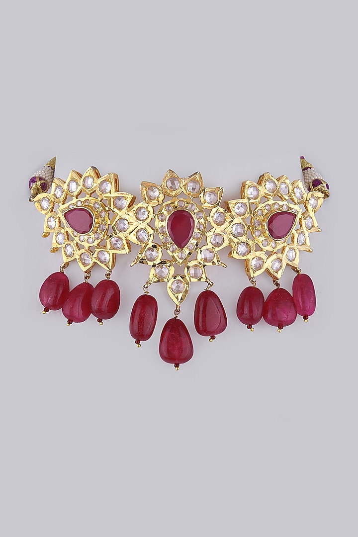 Gold Plated Onyx Necklace by Kiara at Pernia's Pop Up Shop