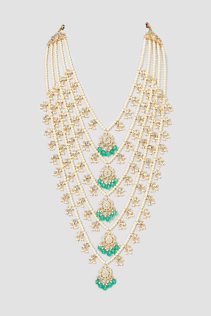 Gold Plated Beaded Necklace by Kiara at Pernia's Pop Up Shop