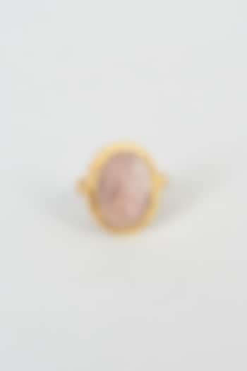 Gold Plated Brass Ring by Kiara at Pernia's Pop Up Shop