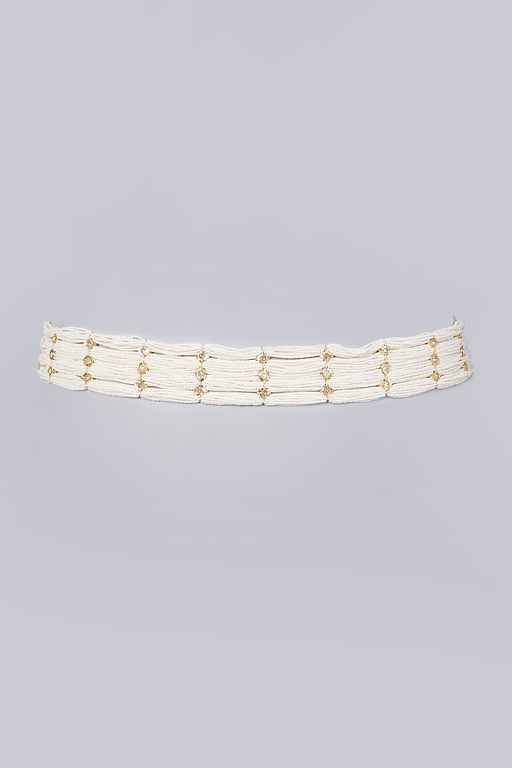 Gold Plated Pearl Waistbelt by Kiara at Pernia's Pop Up Shop