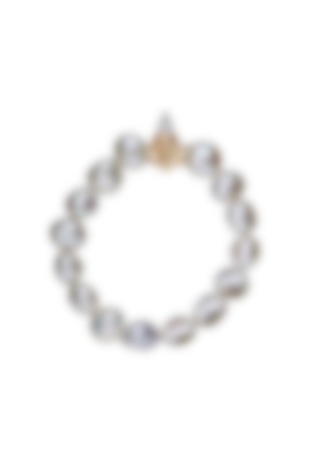 14 Kt Yellow Gold & Diamond Ganesha Bracelet by Kaj Fine Jewellery