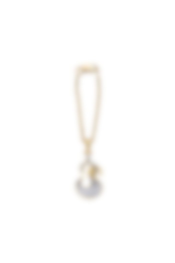 14 Kt Yellow Gold Diamond Om Watch Charm by Kaj Fine Jewellery