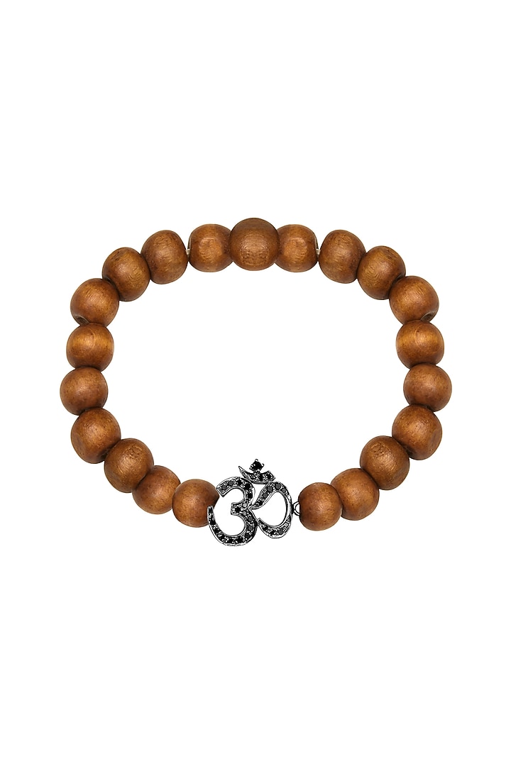 14Kt Black Gold Om Bracelet by KAJ Fine Jewellery Men at Pernia's Pop Up Shop