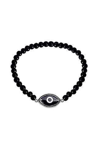 14Kt Black Gold Onyx Eye Bracelet by KAJ Fine Jewellery Men