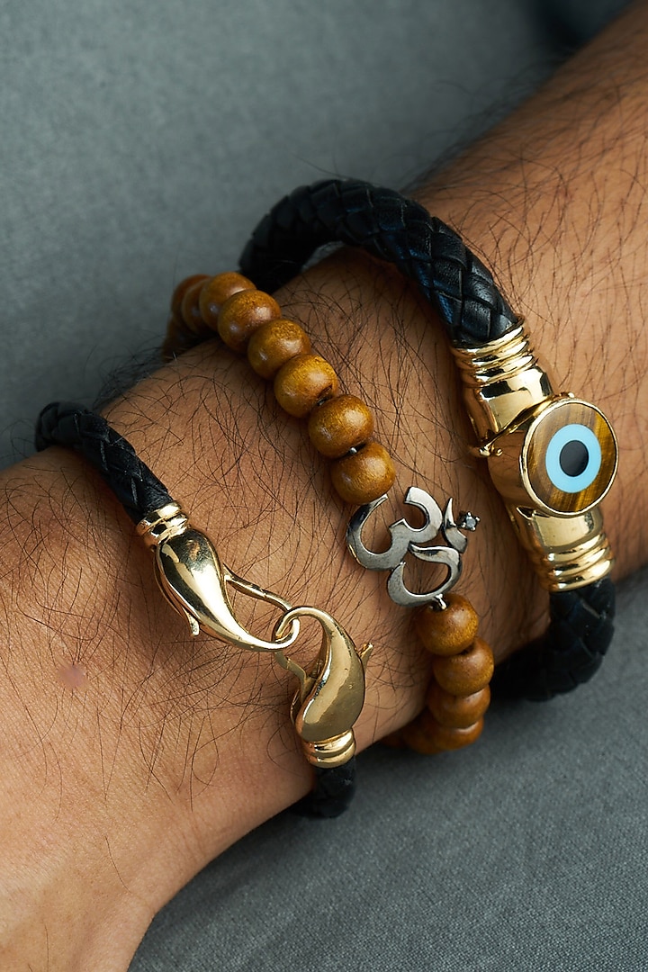 Men's Leather Bracelets, Designer Jewelry