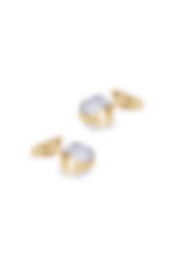 14Kt Yellow Gold Diamond Cufflinks by KAJ Fine Jewellery Men