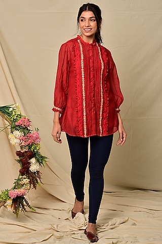 Buy Red Tops for Women by Emblaze Online