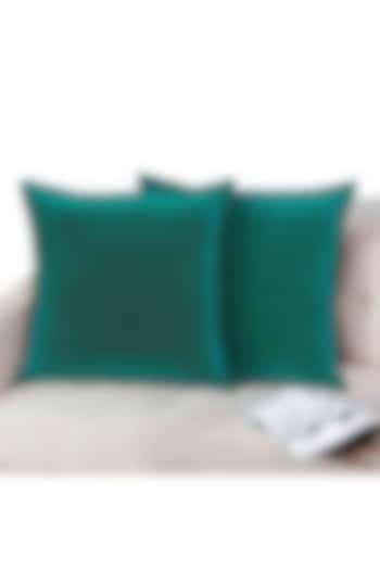 Turquoise Soft Velvet Pillow Cover by Kalakari Home