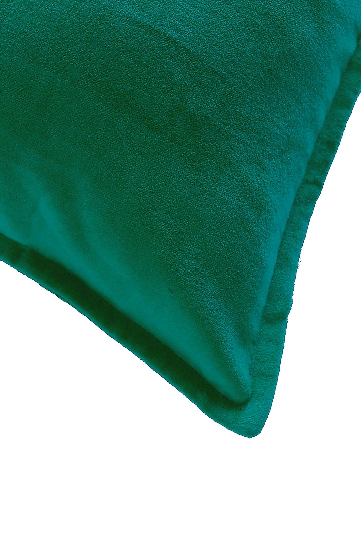 Turquoise Soft Velvet Pillow Cover by Kalakari Home at Pernia's Pop Up Shop
