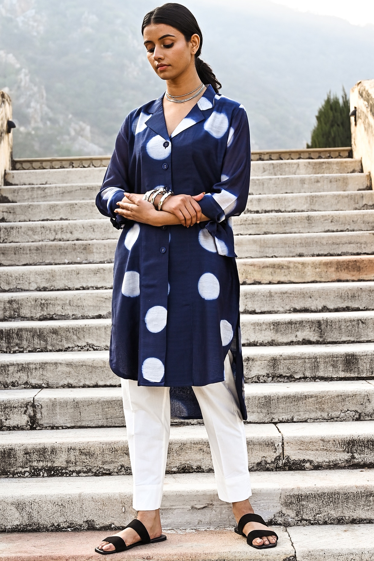 button up kurta