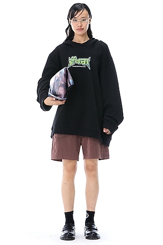 Brown Polyester Shorts by Kanika Goyal