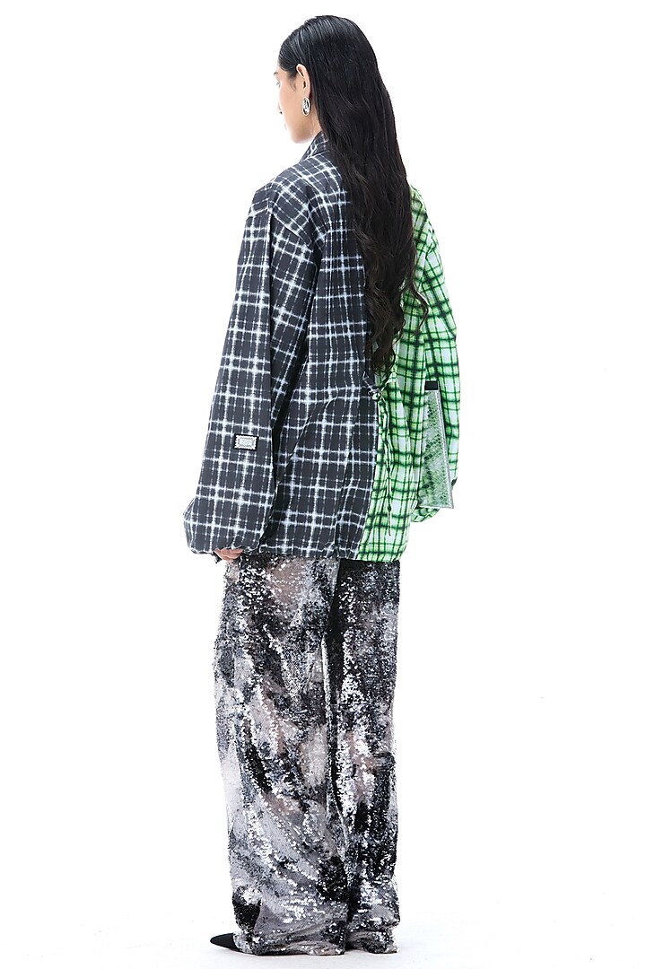 Multi-Colored Polyester Sequins Pants by Kanika Goyal at Pernia's Pop Up Shop