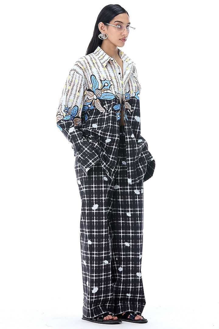 Multi-Colored Cotton Engineered Printed Co-Ord Set by Kanika Goyal at Pernia's Pop Up Shop