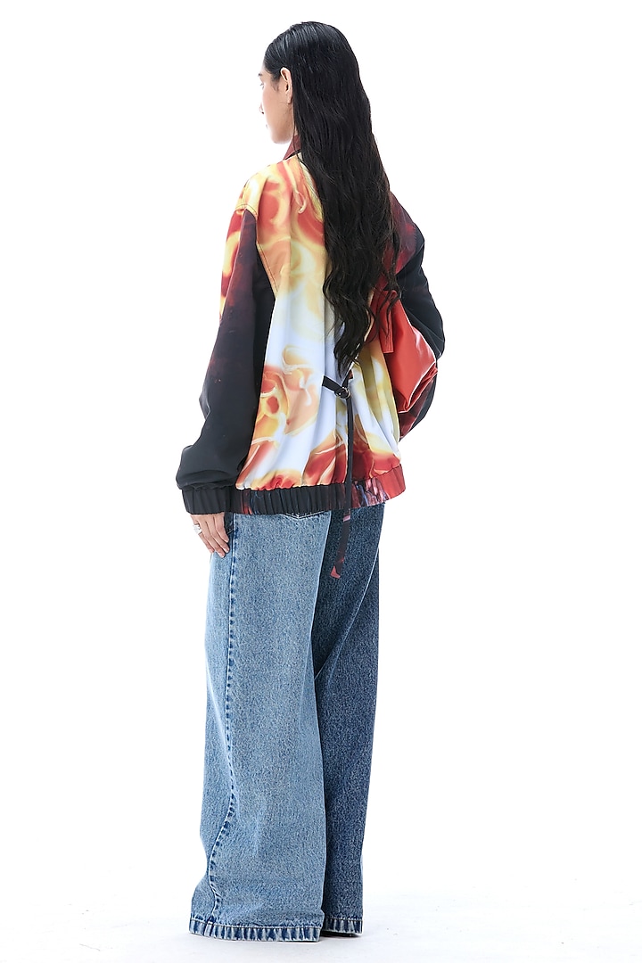 Multi-Colored Polyester Engineered Printed Jacket by Kanika Goyal at Pernia's Pop Up Shop