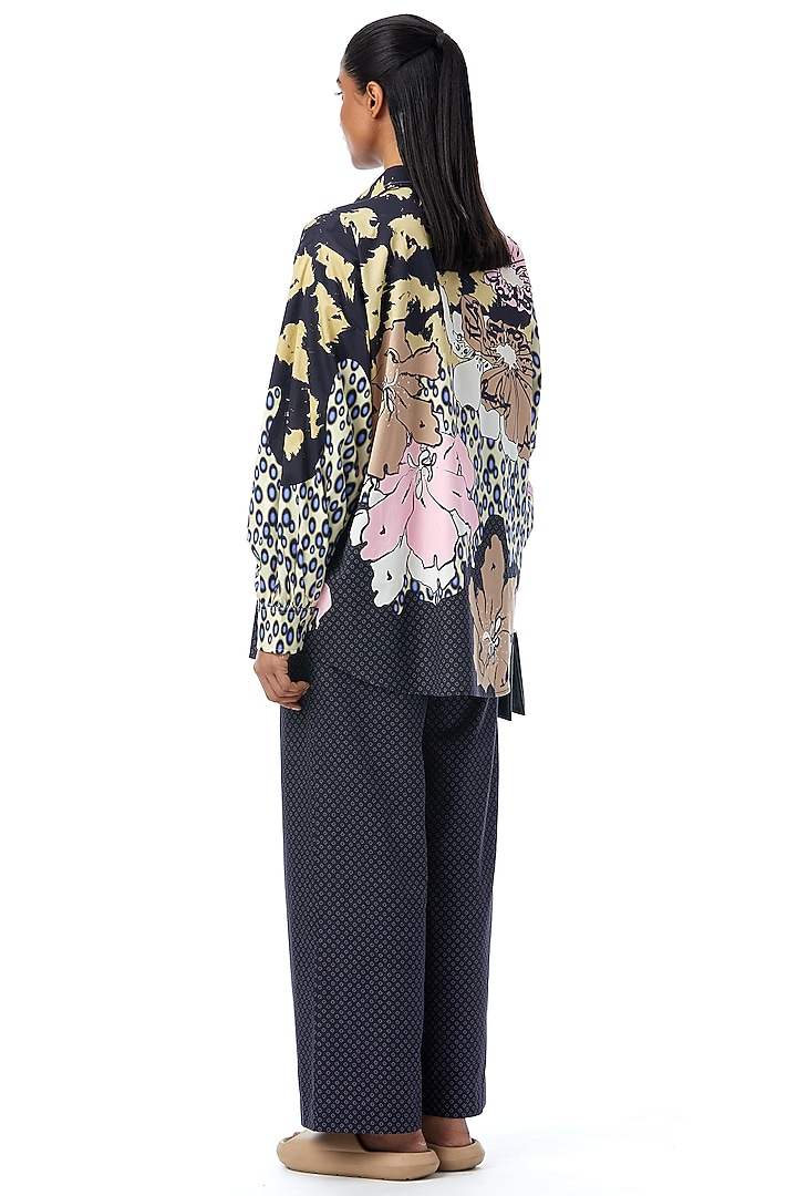Multi-Colored Cotton Engineered Printed Co-Ord Set by Kanika Goyal at Pernia's Pop Up Shop