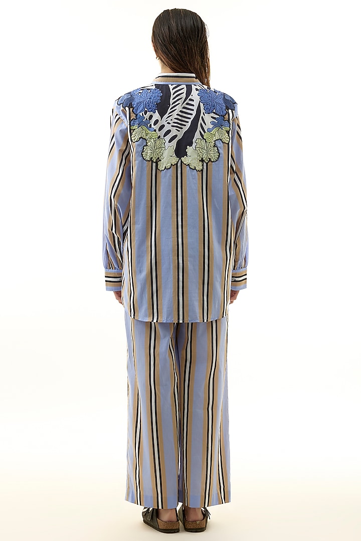 Multi-Colored Cotton Embellished Co-ord Set by Kanika Goyal at Pernia's Pop Up Shop