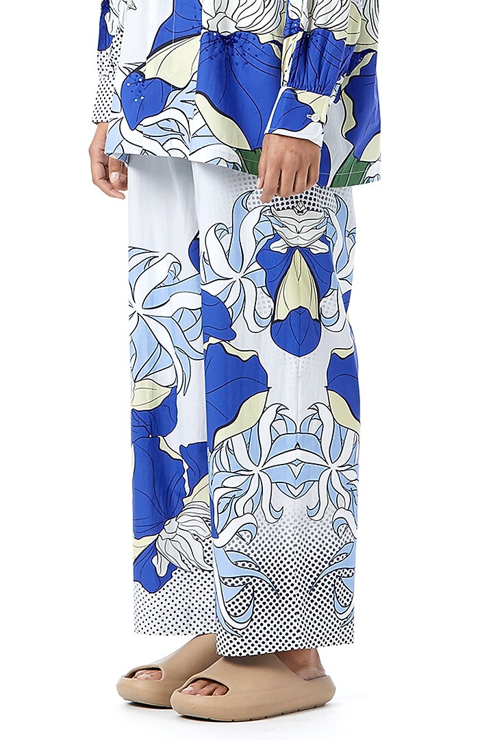 Multi-Colored Cotton Printed Co-Ord Set by Kanika Goyal at Pernia's Pop Up Shop