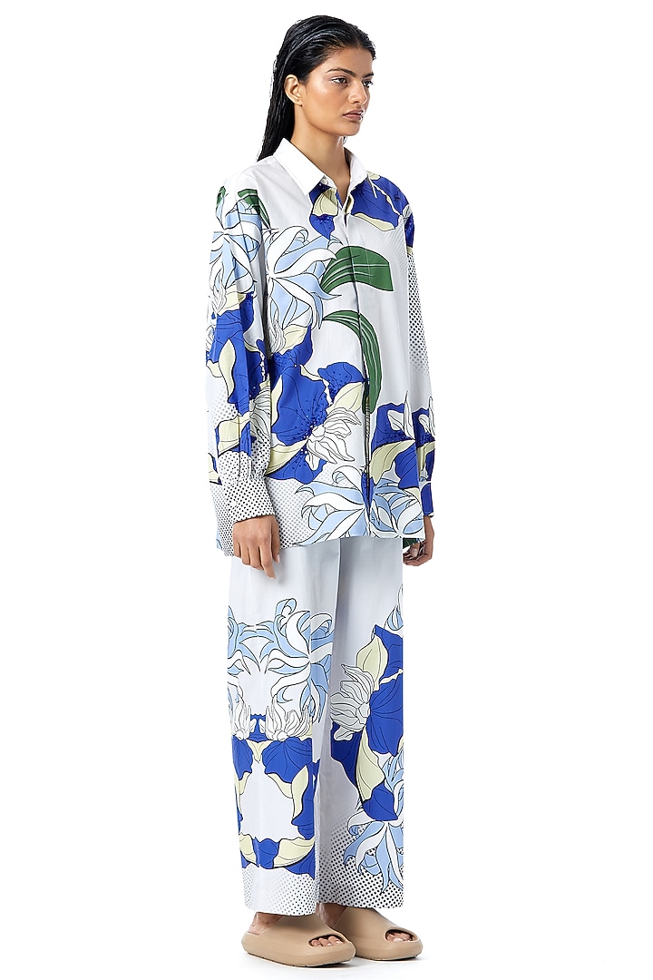 Multi-Colored Cotton Printed Co-Ord Set by Kanika Goyal at Pernia's Pop Up Shop