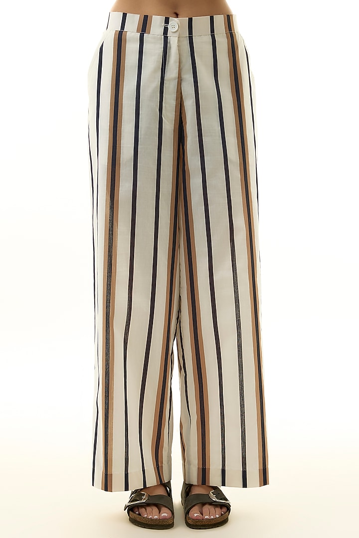 Multi-Colored Cotton Embellished Co-ord Set by Kanika Goyal at Pernia's Pop Up Shop