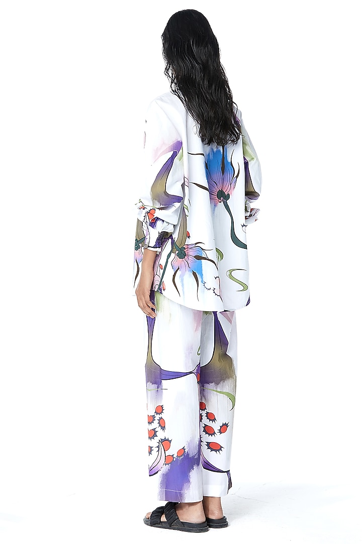 Multi-Colored Cotton Engineered Printed Co-Ord Set by Kanika Goyal at Pernia's Pop Up Shop