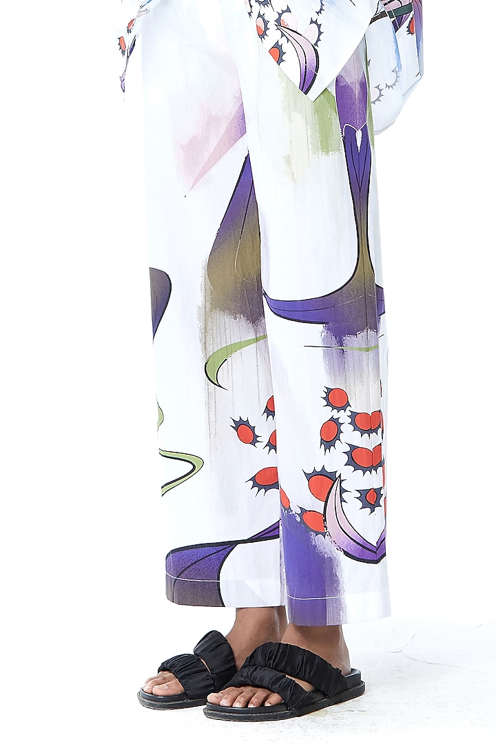 Multi-Colored Cotton Engineered Printed Co-Ord Set by Kanika Goyal at Pernia's Pop Up Shop