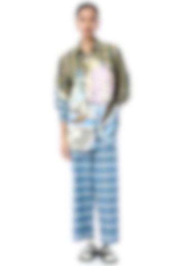 Multi-Colored Cotton Engineered Printed Co-Ord Set by Kanika Goyal at Pernia's Pop Up Shop