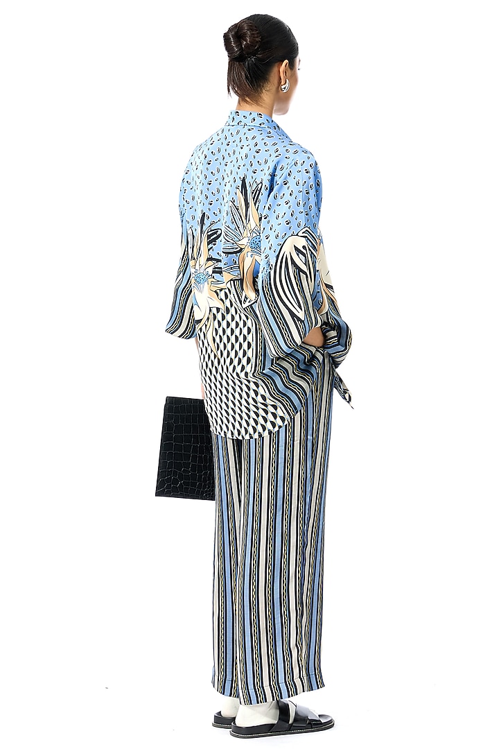 Multi-Colored Cotton Engineered Printed Co-Ord Set by Kanika Goyal at Pernia's Pop Up Shop
