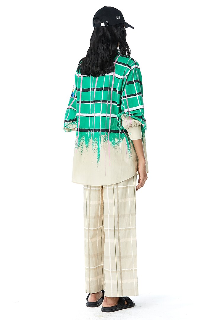 Multi-Colored Cotton Engineered Printed Co-Ord Set by Kanika Goyal at Pernia's Pop Up Shop
