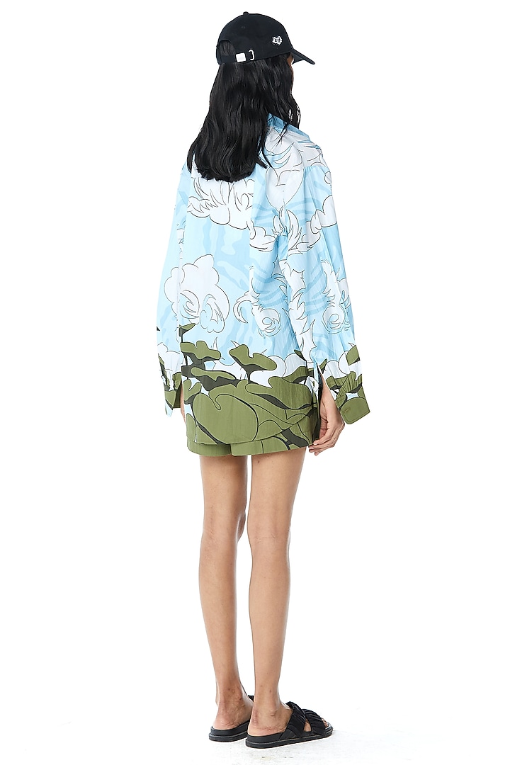 Multi-Colored Cotton Engineered Printed Co-Ord Set by Kanika Goyal at Pernia's Pop Up Shop