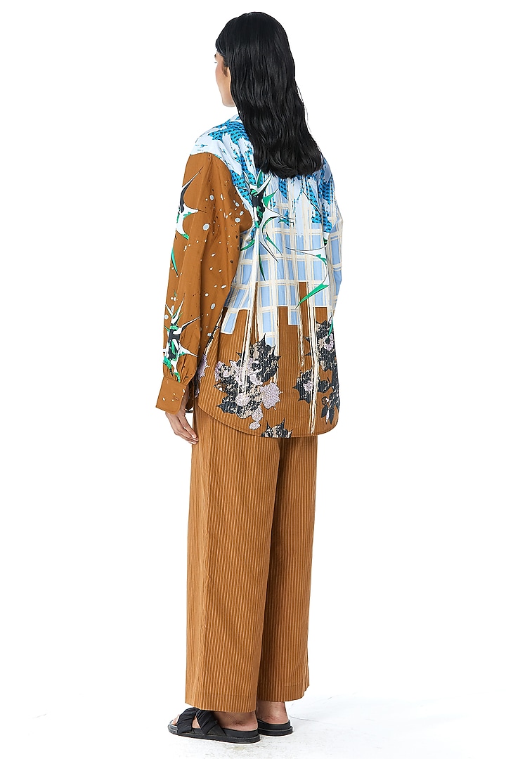 Multi-Colored Cotton Engineered Printed Co-Ord Set by Kanika Goyal at Pernia's Pop Up Shop