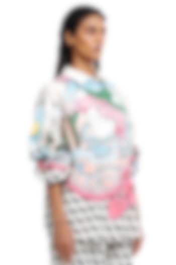 Multi-Colored Printed Shirt by Kanika Goyal at Pernia's Pop Up Shop