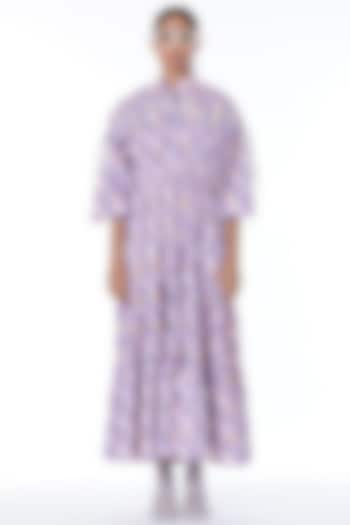 Lilac Cotton Dress by Kanika Goyal