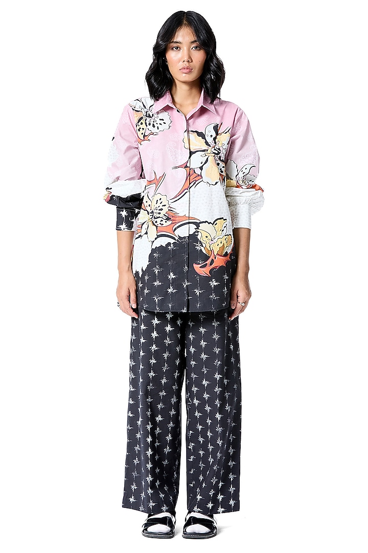 Multi-Colored Cotton Printed Co-Ord Set by Kanika Goyal at Pernia's Pop Up Shop