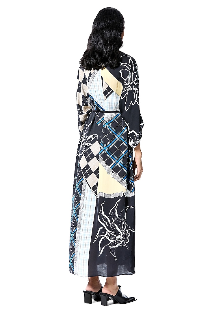 Multi-Colored Polyester Printed Vacation Dress by Kanika Goyal at Pernia's Pop Up Shop