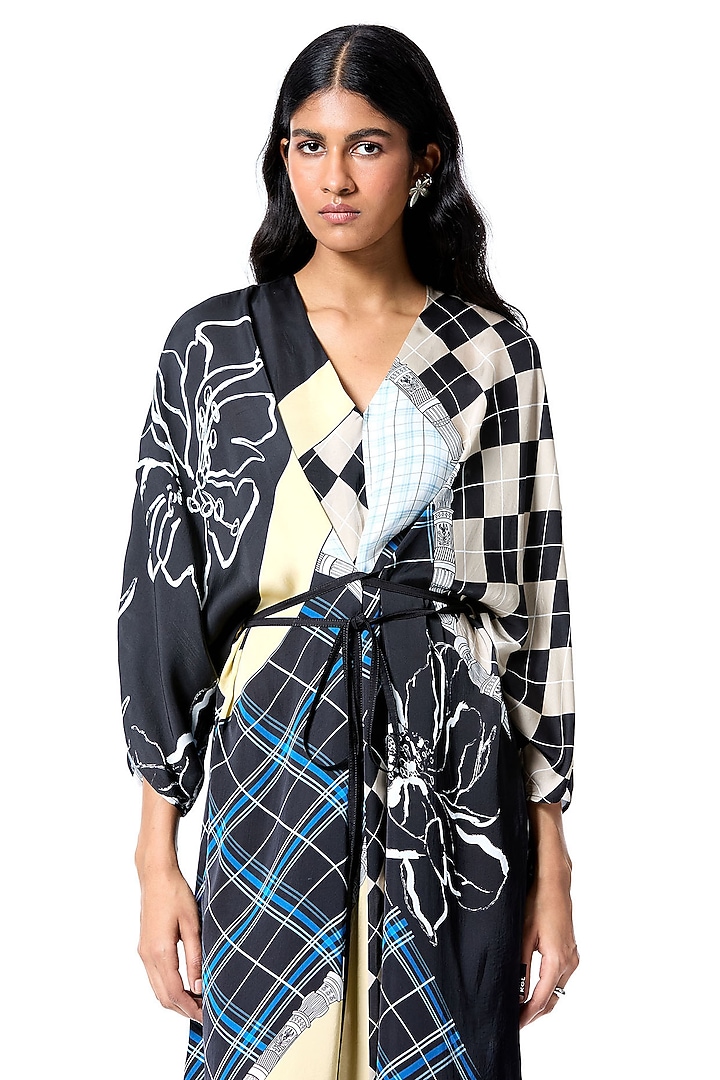 Multi-Colored Polyester Printed Vacation Dress by Kanika Goyal at Pernia's Pop Up Shop