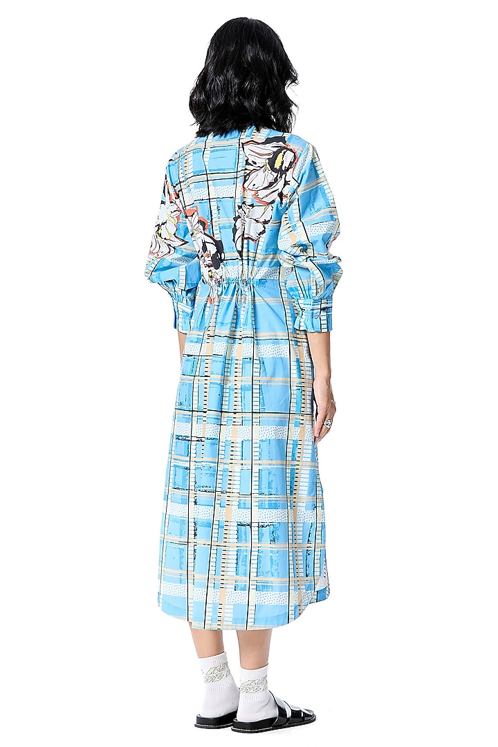 Multi-Colored Polyester Printed Vacation Dress by Kanika Goyal at Pernia's Pop Up Shop