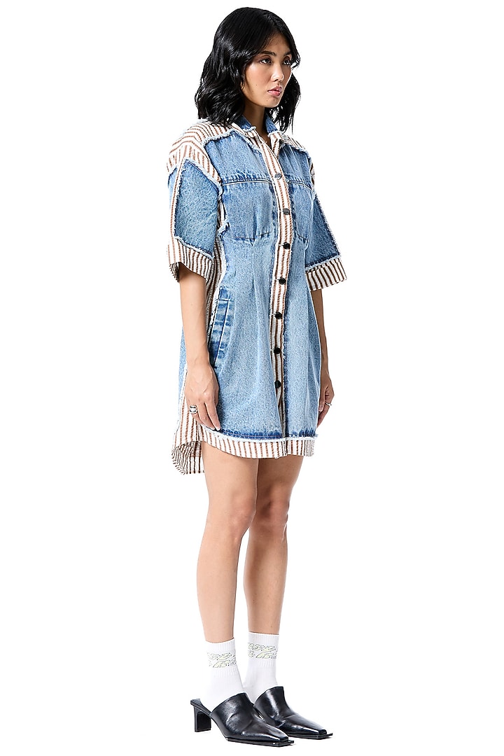 Multi-Colored Cotton Vacation Dress by Kanika Goyal at Pernia's Pop Up Shop