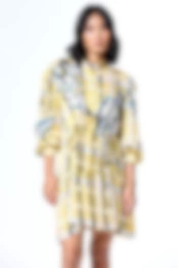 Multi-Colored Polyester Printed Vacation Dress by Kanika Goyal at Pernia's Pop Up Shop