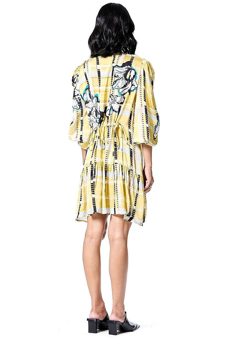Multi-Colored Polyester Printed Vacation Dress by Kanika Goyal at Pernia's Pop Up Shop