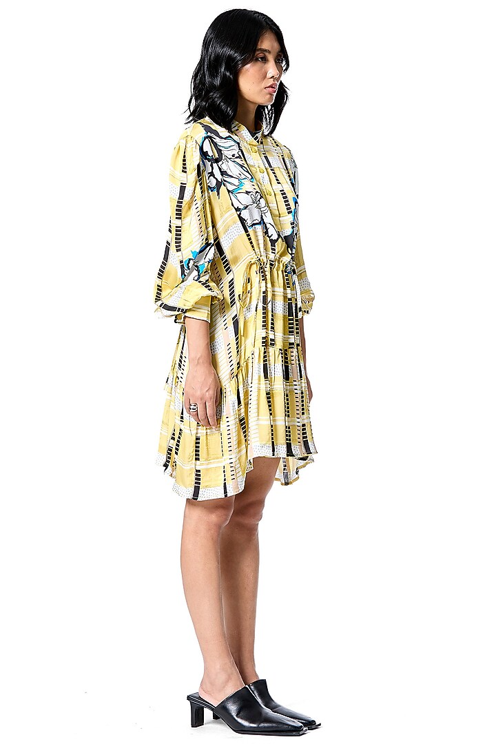 Multi-Colored Polyester Printed Vacation Dress by Kanika Goyal at Pernia's Pop Up Shop