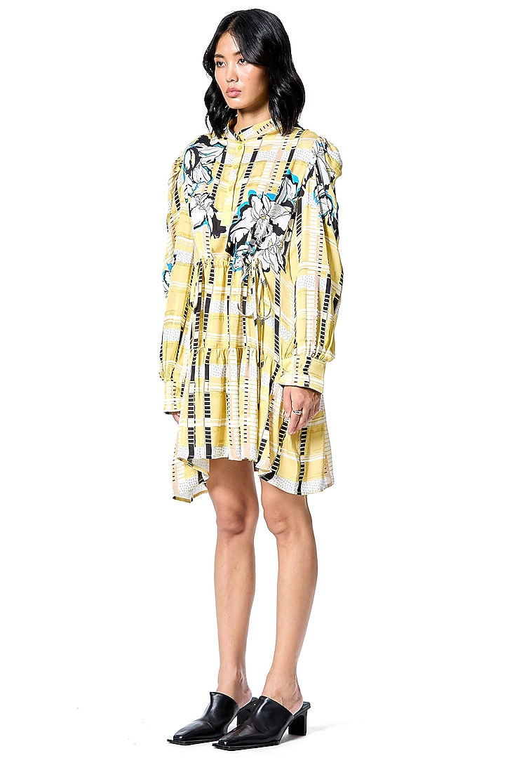 Multi-Colored Polyester Printed Vacation Dress by Kanika Goyal at Pernia's Pop Up Shop