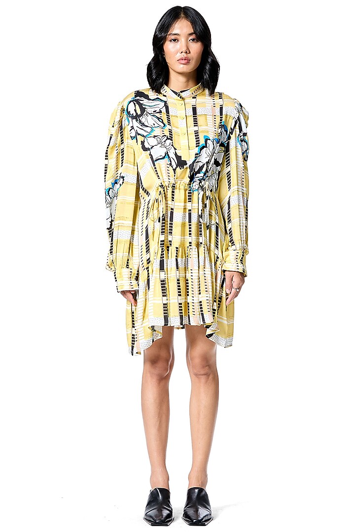 Multi-Colored Polyester Printed Vacation Dress by Kanika Goyal at Pernia's Pop Up Shop