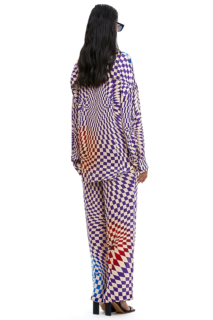 Multi-Colored Cotton Printed Co-Ord Set by Kanika Goyal at Pernia's Pop Up Shop